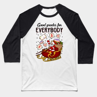 Funny Teacher's Christmas Sweater Baseball T-Shirt